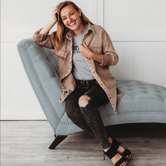 Rust Denim Jacket - Picture 4 of 4